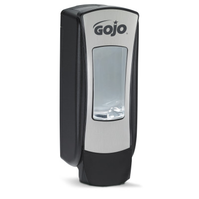 GOJO® ADX Dispenser- Brushes Chrome/Black- 1200 mL GOJO® ADX Dispenser- Brushes Chrome/Black- 1200 mL